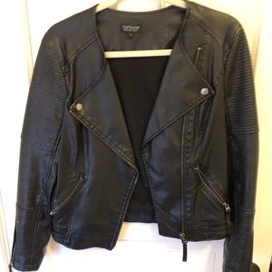 Topshop leather jacket